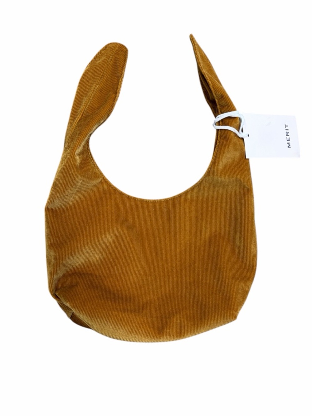 NWT Merit Mustard Corduroy Shoulder Bag